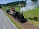 Im Cabriolet Eisenbahnwagen durchs Emmental