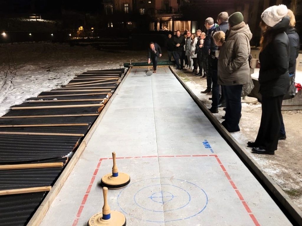 Eisstockschiessen auf dem Gurten