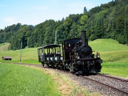 Im Cabriolet Eisenbahnwagen durchs Emmental